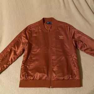 Large adidas bomber jacket, pink